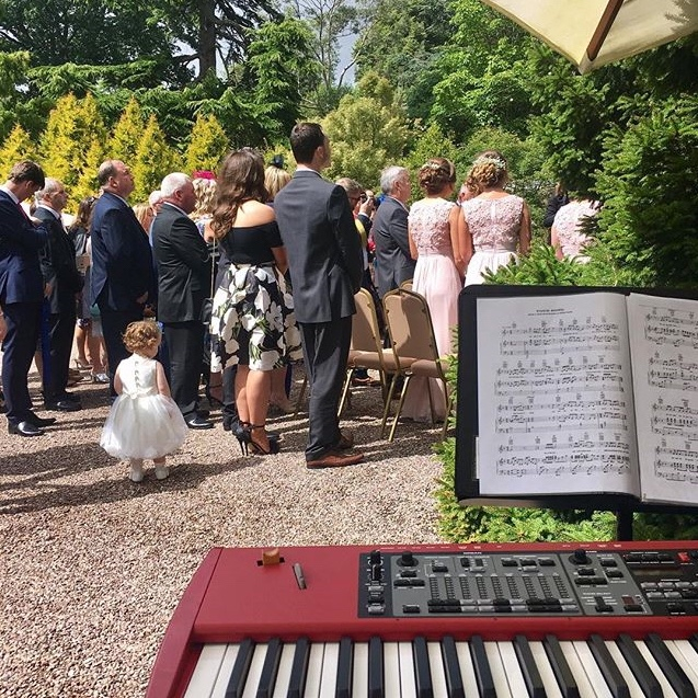 Piano player for Ness Botanic Gardens Weddings